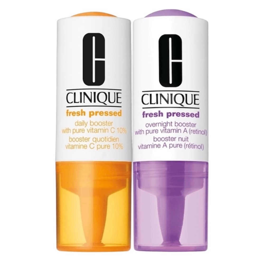 Clinique Fresh Pressed Clinical Duo Daily Boosters With Vitamins C + A (Retinol)